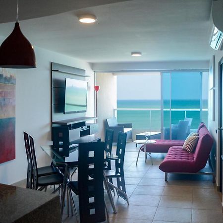 Lindo Departamento Al Pie De Playa Edificio Torre Oceanica Appartement Salinas  Buitenkant foto