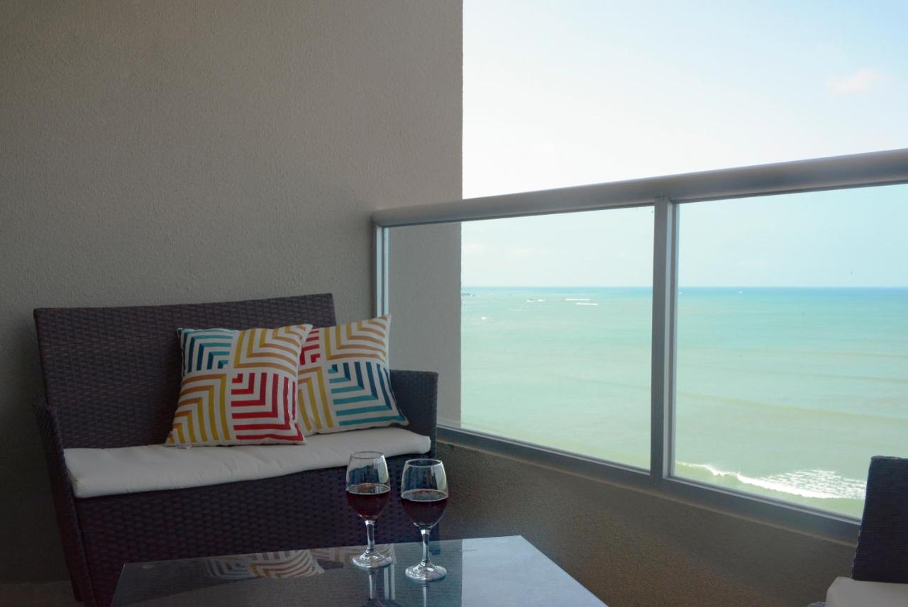 Lindo Departamento Al Pie De Playa Edificio Torre Oceanica Appartement Salinas  Buitenkant foto